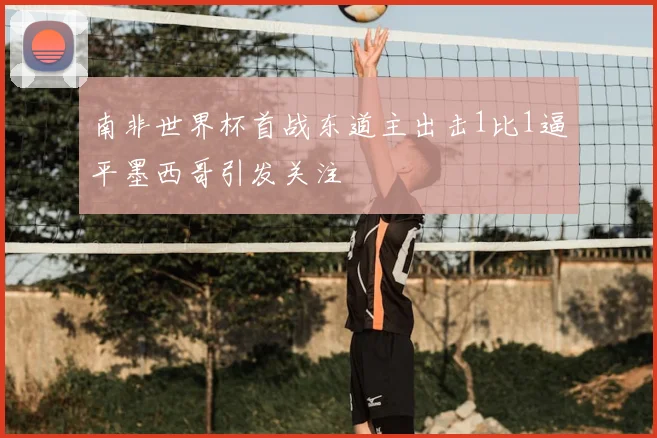 南非世界杯首战东道主出击1比1逼平墨西哥引发关注